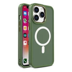 Чохол Hurtel Magnetic Color Matte Case для iPhone 15 Plus Green (5907769357138)