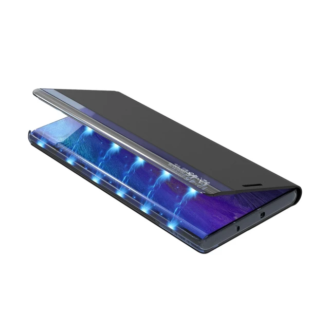 Чохол New Sleep View Case з flip-кришкою та підставкою для Samsung Galaxy A35 Чорний (New Sleep View Case SAM A35 Black)