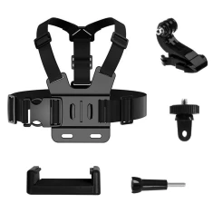 Набір аксесуарів Hurtel Chest Strap 5in1 для спортивних камер GoPro, DJI, Insta360, SJCam, Eken (9907769360978)