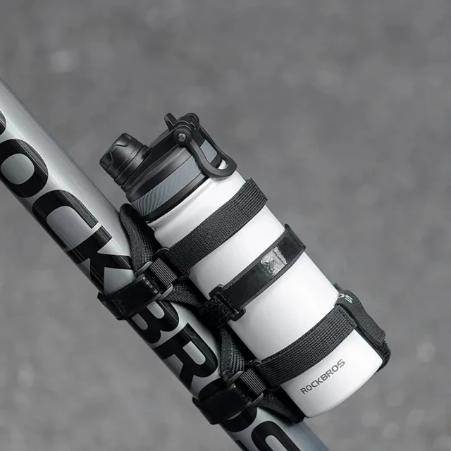 Ремінець велосипедний Rockbros на липучці для Bluetooth-колонки або бідона Black (Rockbros-50210064001)
