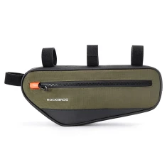 Torba Rockbros 30120079001 rowerowa na ramę 1,7 l - zielono-czarna (Rockbros-30120079001)