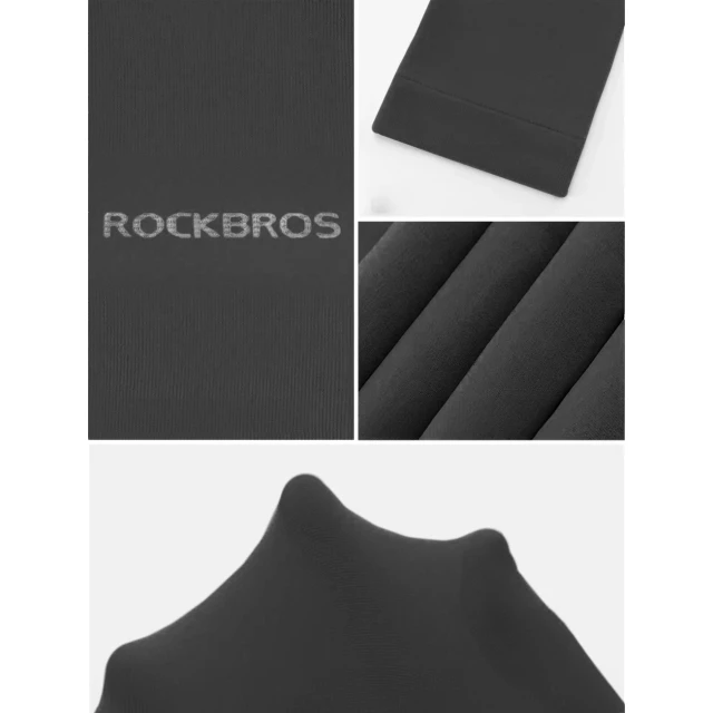 Нарукавники велосипедні Rockbros XT9002BK чорні (2 шт.) (Rockbros-XT9002BK)