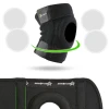 Спортивний наколінник Rockbros LF1106M на ліпучці розмір M чорний (Rockbros-LF1106M)