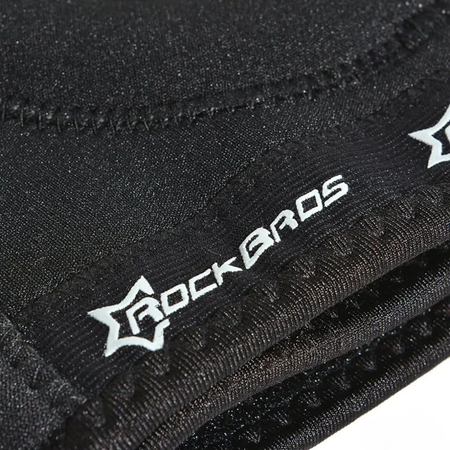 Спортивний наколінник Rockbros LF1106M на ліпучці розмір M чорний (Rockbros-LF1106M)