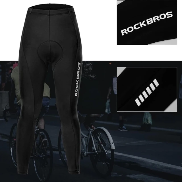 Велосипедні штани Rockbros RK2004M дихаючі з вкладкою M Black (Rockbros-RK2004M)