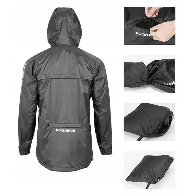 Куртка велосипедна Rockbros YPY013BKM M Black (Rockbros-YPY013BKM)