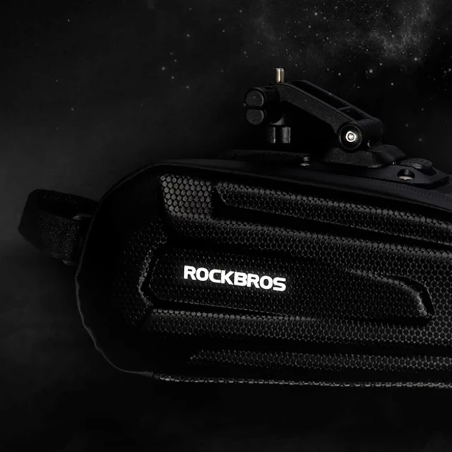Сумка Rockbros B69 велосипедна підсідельна 1.8л з системою швидкого звільнення чорна (Rockbros-B69)