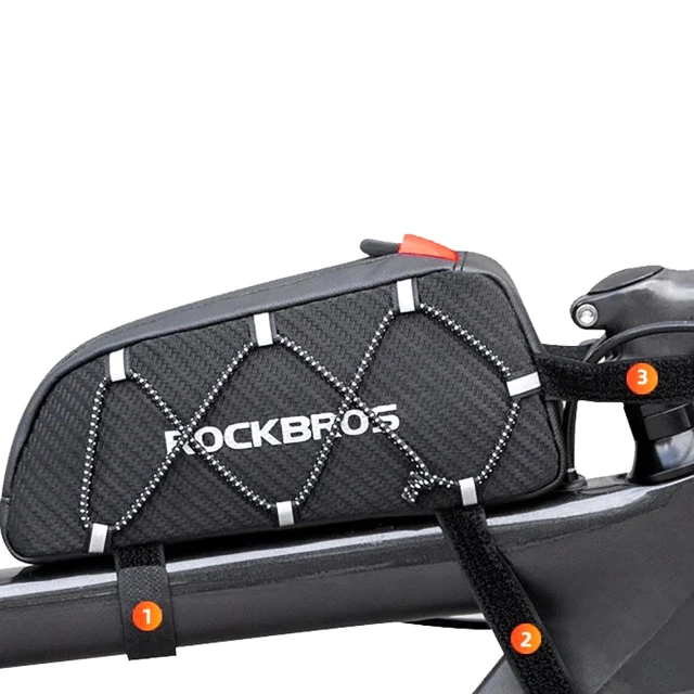 Сумка Rockbros 039BK велосипедна на раму 1 л чорна (Rockbros-039BK)