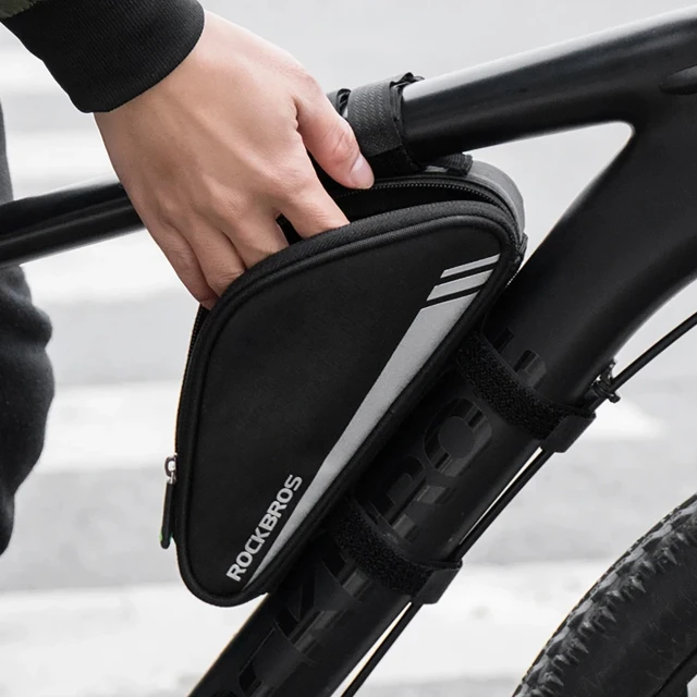 Велосумка Rockbros B55-BK на раму 0.7 л Black (Rockbros-B55-BK)