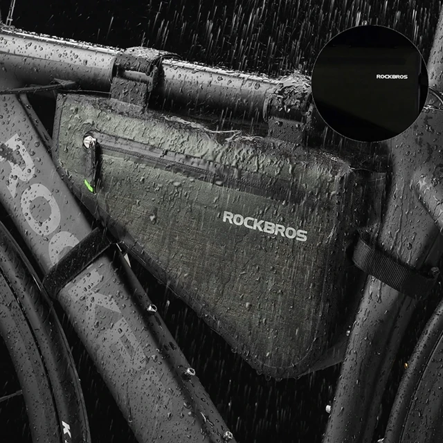 Велосумка Rockbros AS-017 на раму 5 л Dark Green (Rockbros-AS-017)
