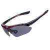 Окуляри велосипедні Rockbros 10001 Black-Red (Rockbros-10001)
