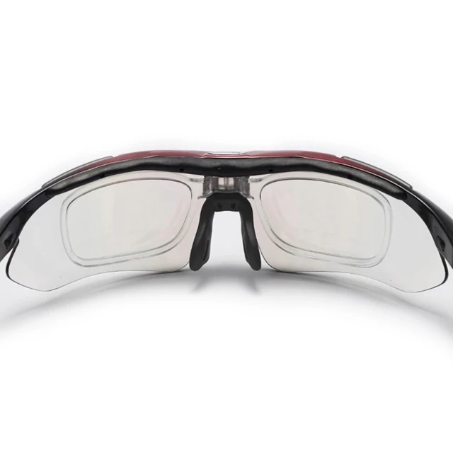 Окуляри велосипедні Rockbros 10001 Black-Red (Rockbros-10001)