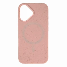 Чохол Hurtel Multiple Color Wheat Bran Case для iPhone 16 Pink with MagSafe (Magsafe Multiple Color Wheat Case for iPhone 16 Pink)