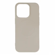 Чохол Hurtel Liquid Silicone Case для iPhone 16 Pro Beige with MagSafe (Liquid Silicone Case MagSafe for iPhone 16 Pro Beige)