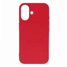 Чохол Hurtel Liquid Silicone Case для iPhone 16 Red with MagSafe (Liquid Silicone Case MagSafe for iPhone 16 Red)