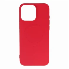 Чохол Hurtel Liquid Silicone Case для iPhone 16 Pro Red with MagSafe (Liquid Silicone Case MagSafe for iPhone 16 Pro Red)