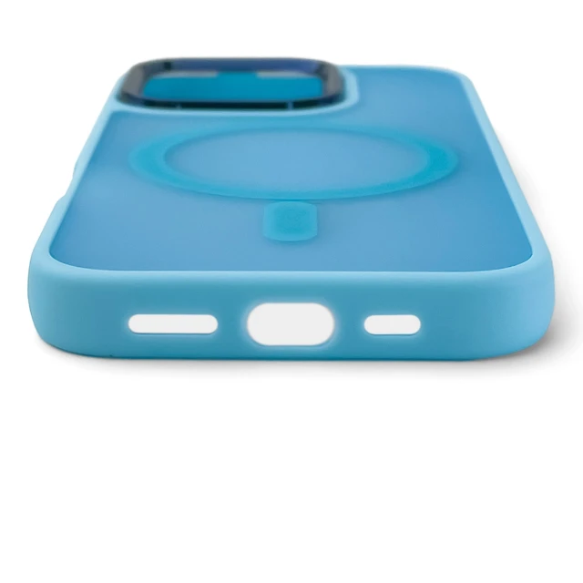 Чохол Hurtel Magnetic Collection для iPhone 16 Plus Blue with MagSafe (Fashion Case MagSafe for iPhone 16 Plus Blue)