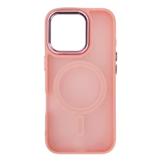 Чохол Hurtel Magnetic Collection для iPhone 16 Pro Max Pink with MagSafe (Fashion Case MagSafe for iPhone 16 Pro Max Pink)