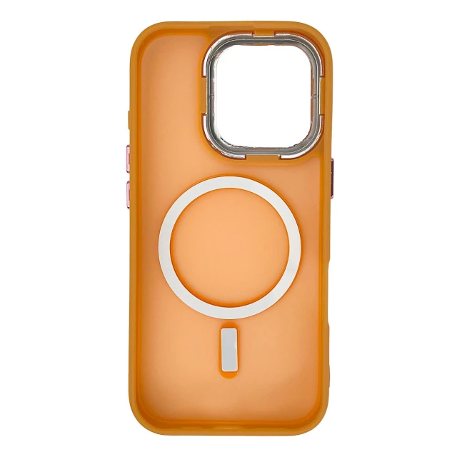 Чохол Hurtel Magnetic Collection для iPhone 16 Pro Max Orange with MagSafe (Fashion Case MagSafe for iPhone 16 Pro Max Orange)