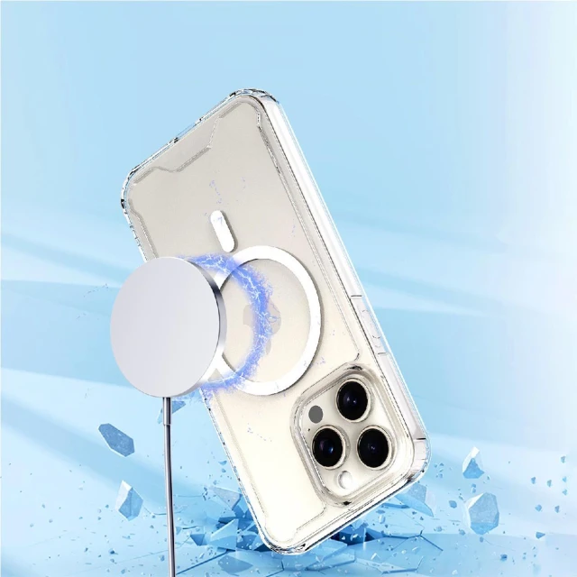 Чохол Hurtel Clear Corner Case для iPhone 16 Pro Transparent with MagSafe (Masgafe Clear corner Case for iPhone 16 Pro)