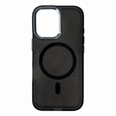 Чохол Hurtel Glitter Case для iPhone 16 Black with MagSafe (Magsafe Glitter Case MagSafe for iPhone 16 Black)