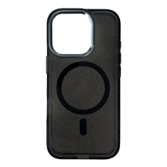 Чохол Hurtel Glitter Case для iPhone 16 Pro Max Black with MagSafe (Magsafe Glitter Case MagSafe for iPhone 16 Pro Max Black)