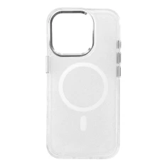 Чохол Hurtel Glitter Case для iPhone 16 Pro White with MagSafe (Magsafe Glitter Case MagSafe for iPhone 16 Pro White)