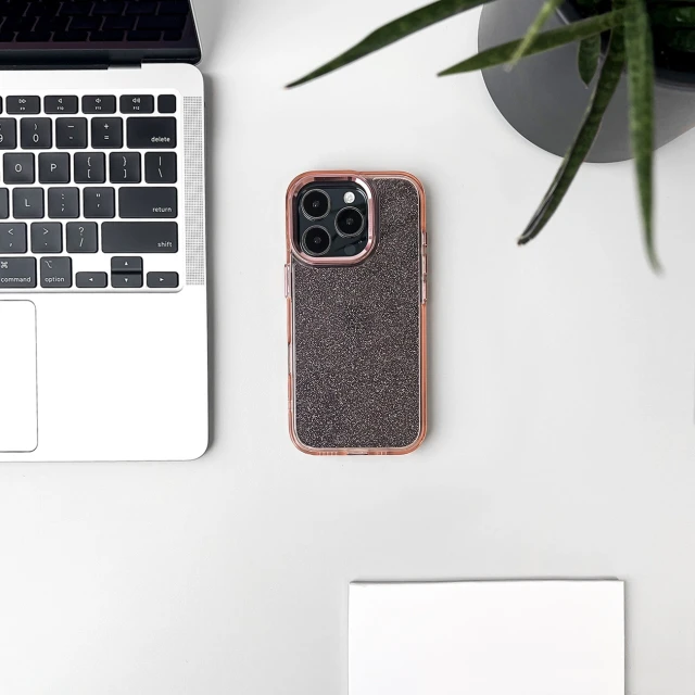 Чохол Hurtel Glitter Case для iPhone 16 Pro Pink (5907769364020)