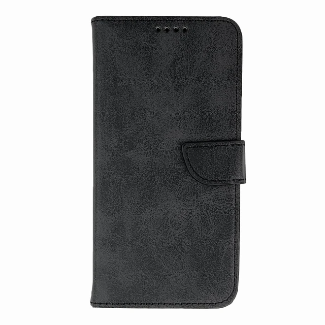 Чохол Hurtel Leather Book Case для iPhone 16 Чорний (Leather Book Case for iPhone 16 Black)