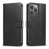 Чохол Hurtel Leather Book Case для iPhone 16 Чорний (Leather Book Case for iPhone 16 Black)
