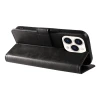 Чохол Hurtel Leather Book Case для iPhone 16 Чорний (Leather Book Case for iPhone 16 Black)