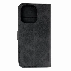 Чохол Hurtel Leather Book Case для iPhone 16 Pro Black (Leather Book Case for iPhone 16 Pro Black)
