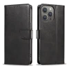 Чохол Hurtel Leather Book Case для iPhone 16 Pro Max Чорний (Leather Book Case for iPhone 16 Pro Max Black)