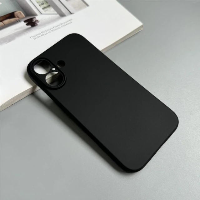 Чохол Hurtel Soft Case для iPhone 16 Plus Чорний (Soft Case for iPhone 16 Plus Black)