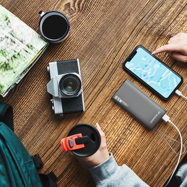 Портативний зарядний пристрій Wozinsky 65W 30000mAh Black (WK65Y+S)