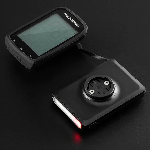 Ліхтар Rockbros JP008 передній під лічильник з powerbank 5000mAh 150lm IPX6 Black (Rockbros-24710014001)