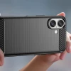 Чехол Hurtel Carbon Case для iPhone 16 Black (Carbon case iPhone 16 black)