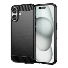 Чохол Hurtel Carbon Case для iPhone 16 Plus Чорний (Carbon case iPhone 16 Plus black)