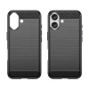 Чохол Hurtel Carbon Case для iPhone 16 Plus Чорний (Carbon case iPhone 16 Plus black)