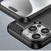 Чохол Hurtel Carbon Case для iPhone 16 Pro Max Чорний (Carbon case iPhone 16 Pro Max black)
