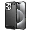Чохол Hurtel Carbon Case для iPhone 16 Pro Max Чорний (Carbon case iPhone 16 Pro Max black)