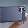 Чехол Hurtel Carbon Case для iPhone 16 Blue (Carbon case iPhone 16 blue)