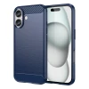 Чохол Hurtel Carbon Case для iPhone 16 Plus Синій (Carbon case iPhone 16 Plus blue)