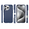 Чохол Hurtel Carbon Case для iPhone 16 Pro Blue (Carbon case iPhone 16 Pro blue)