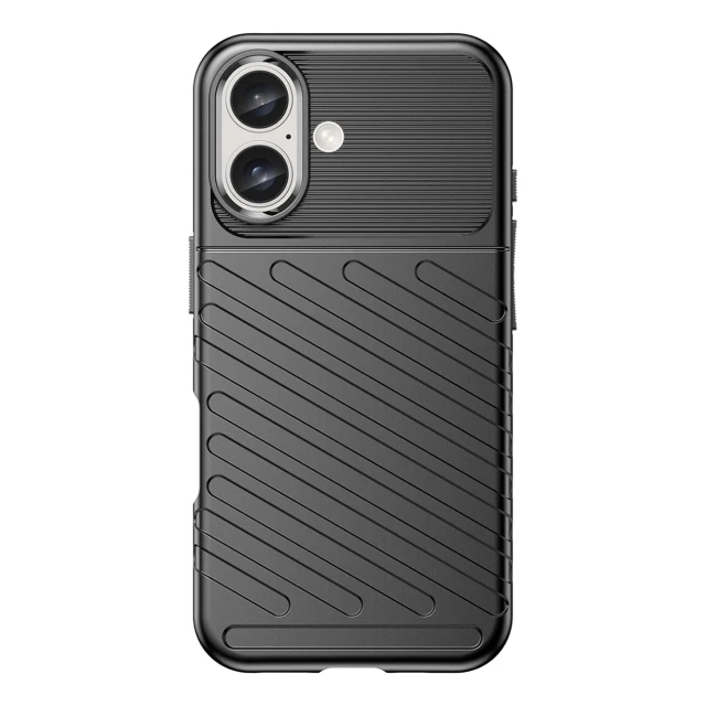 Чехол Hurtel Thunder Case для iPhone 16 Plus Черный (Thunder case iPhone 16 Plus black)