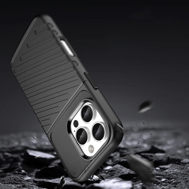 Чохол Hurtel Thunder Case для iPhone 16 Pro Max Чорний (Thunder case iPhone 16 Pro Max black)