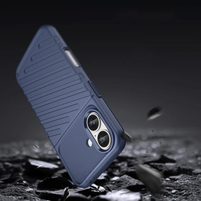 Чехол Hurtel Thunder Case для iPhone 16 Blue (Thunder case iPhone 16 blue)