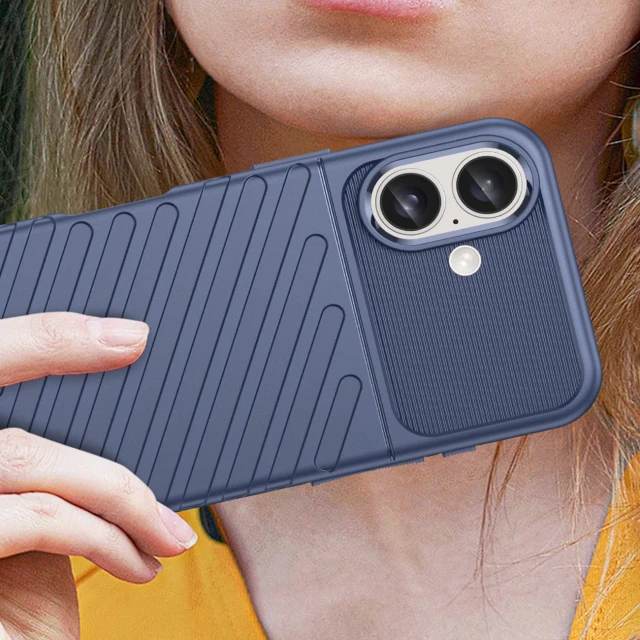Чехол Hurtel Thunder Case для iPhone 16 Blue (Thunder case iPhone 16 blue)
