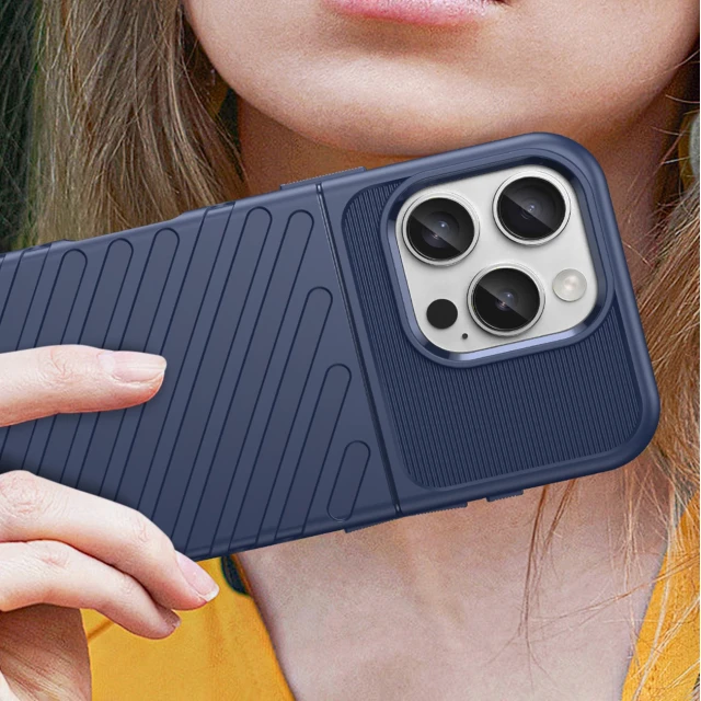 Чехол Hurtel Thunder Case для iPhone 16 Pro Blue (Thunder case iPhone 16 Pro blue)