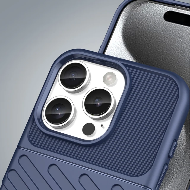 Чехол Hurtel Thunder Case для iPhone 16 Pro Max Синий (Thunder case iPhone 16 Pro Max blue)